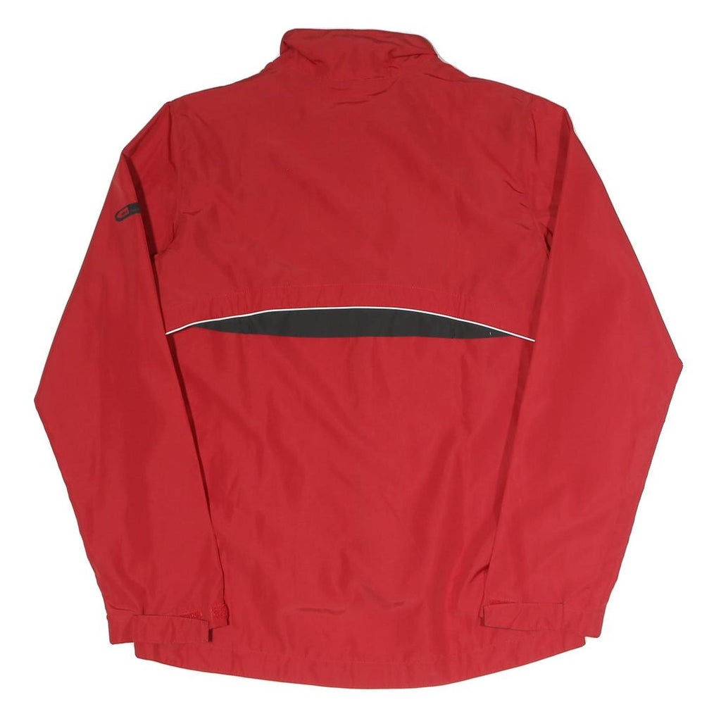 ODLO Womens Red & Black Outdoor Jacket M Polyester Blend Zip Lightweight Sport