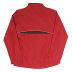 ODLO Womens Red & Black Outdoor Jacket M Polyester Blend Zip Lightweight Sport