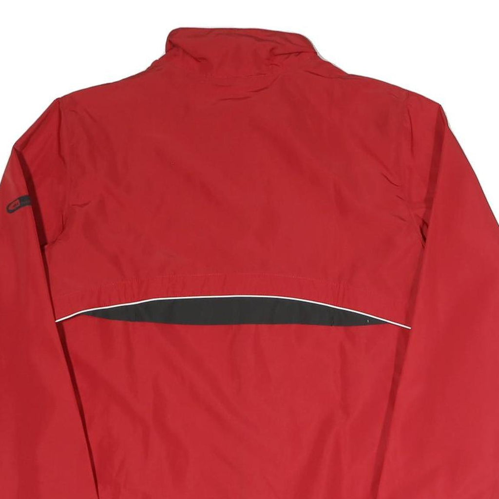 ODLO Womens Red & Black Outdoor Jacket M Polyester Blend Zip Lightweight Sport