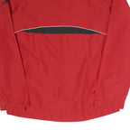 ODLO Womens Red & Black Outdoor Jacket M Polyester Blend Zip Lightweight Sport
