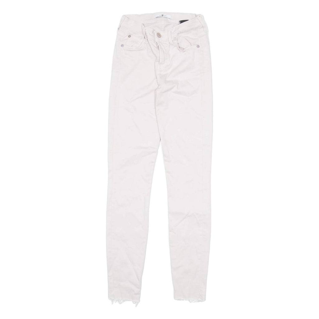 7 FOR ALL MANKIND Mens Jeans Pink Regular Straight W20 L25