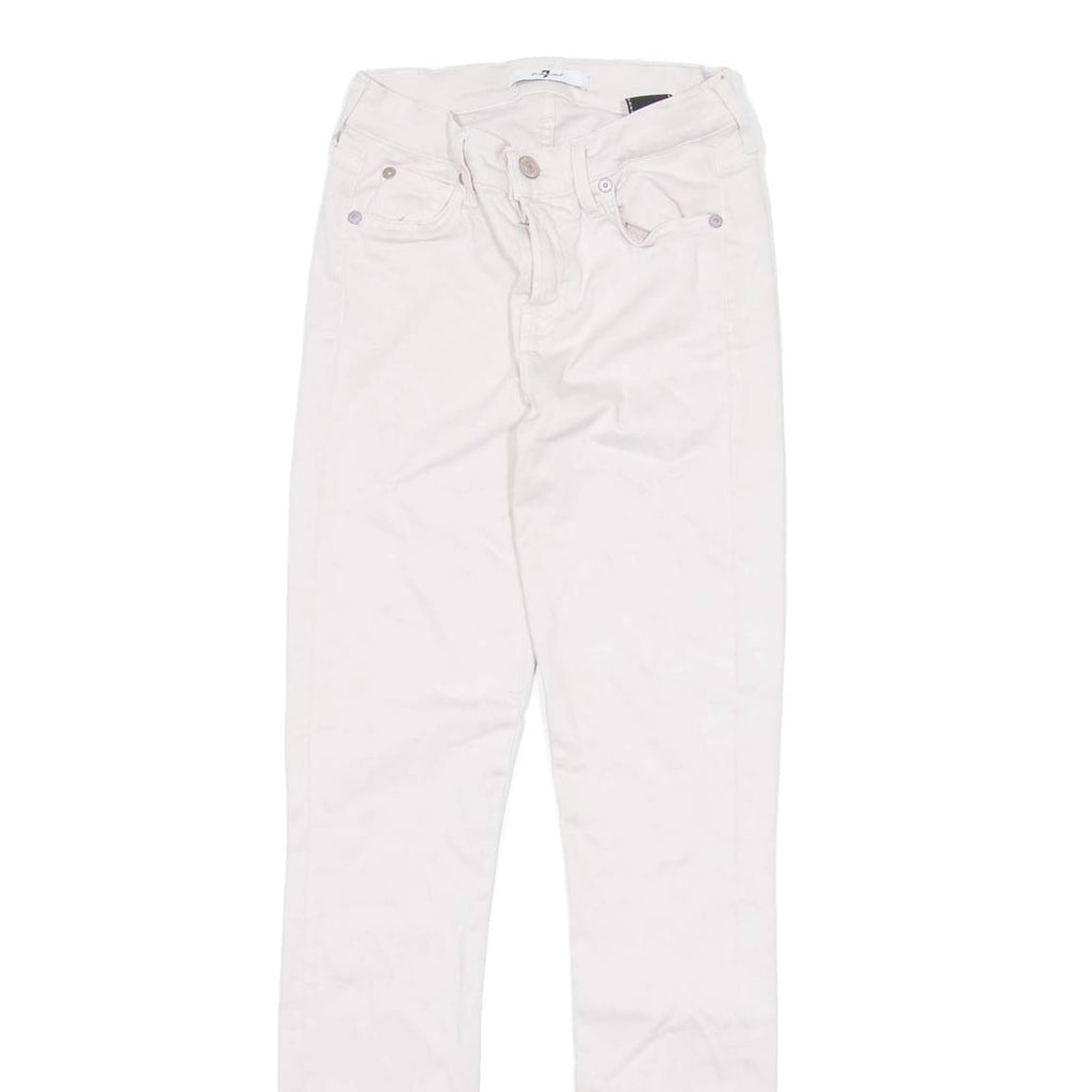 7 FOR ALL MANKIND Mens Jeans Pink Regular Straight W20 L25