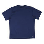 ADIDAS Mens Blue Graphic T-Shirt L Short Sleeve Crew Neck Sports Training