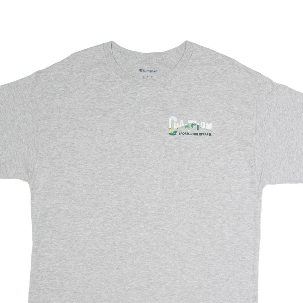 CHAMPION Mens T-Shirt Grey L