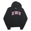 WIDEWORLD SPORTSWEAR Womens Black Hoodie 2XL Cotton Blend Pullover EWU Logo