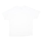 NIKE Mens White Plain T-Shirt XL Short Sleeve Crew Neck Casual Cotton Blend