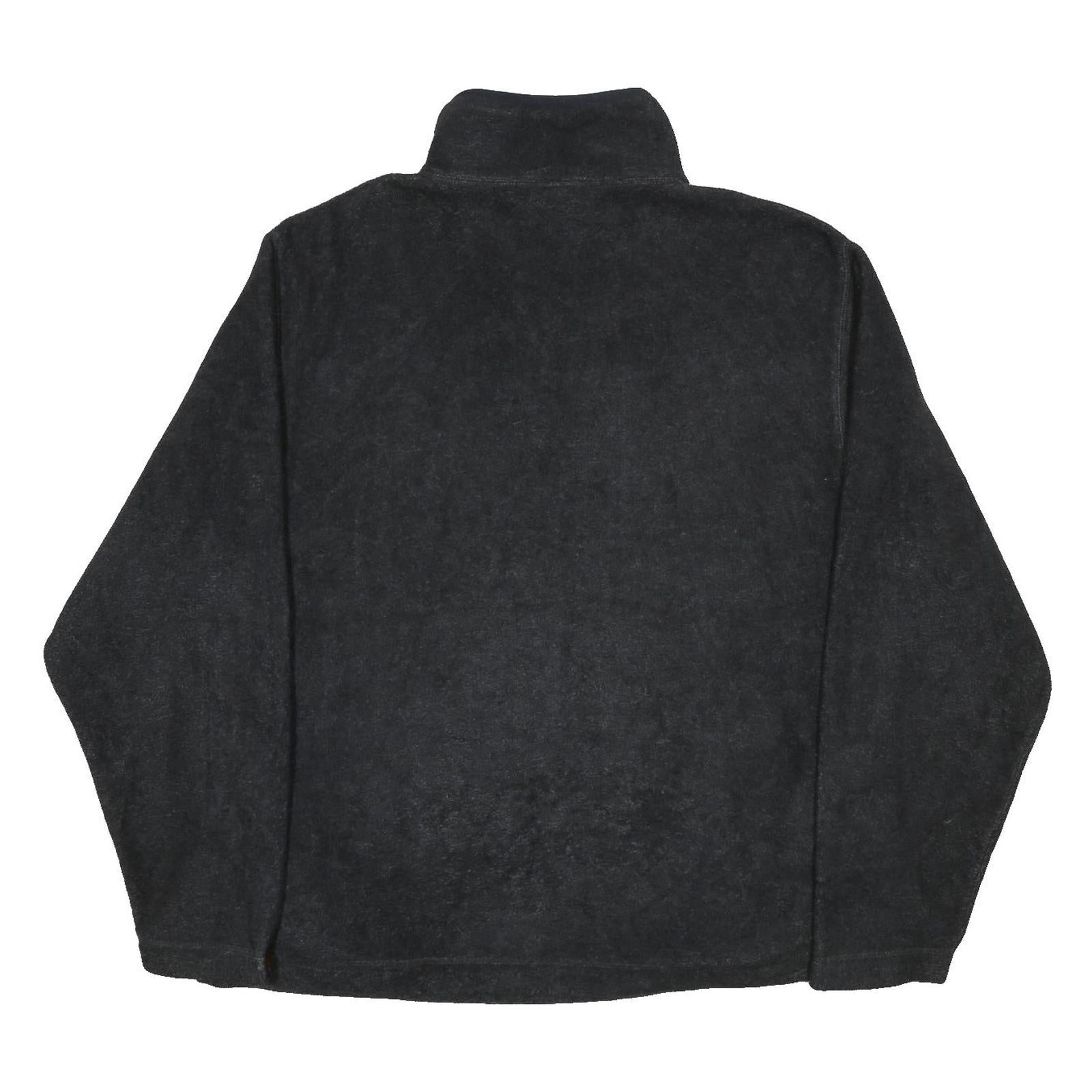 NAUTICA Mens Black Pullover Plain Crew Neck Basic Knit L Jumper
