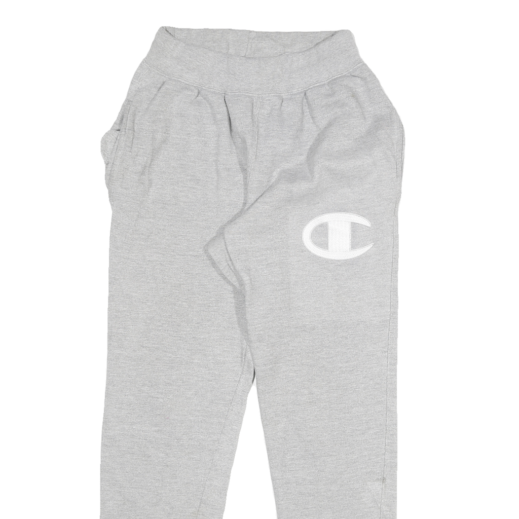CHAMPION Mens Joggers Grey S W24 L29 Cotton Blend Regular Tapered Fit