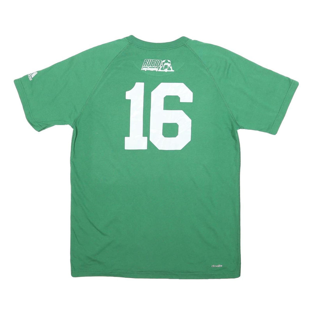 ADIDAS Mens Green Chris Sailer Kicking Graphic T-Shirt L Short Sleeve Crew Neck