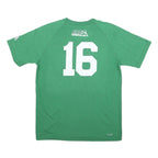 ADIDAS Mens Green Chris Sailer Kicking Graphic T-Shirt L Short Sleeve Crew Neck