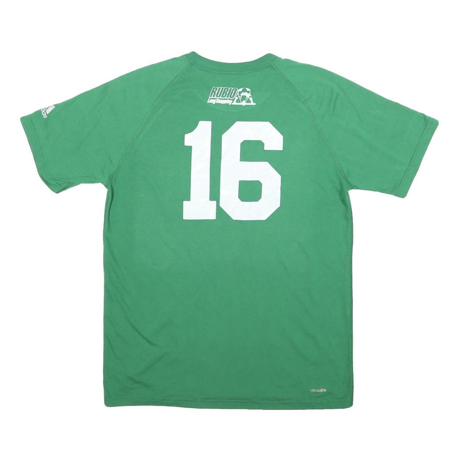 ADIDAS Mens Green Chris Sailer Kicking Graphic T-Shirt L Short Sleeve Crew Neck