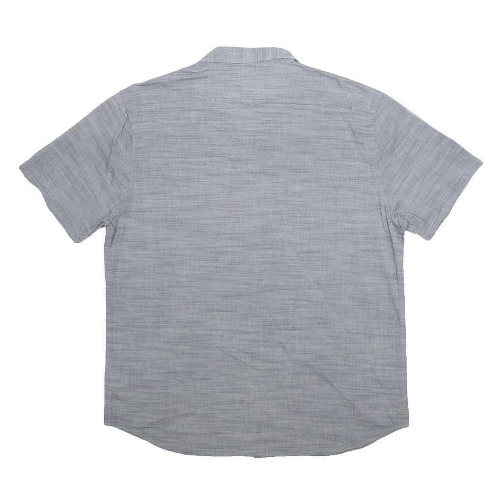LEVI'S Mens Blue Cotton Short Sleeve Shirt 2XL Casual Lightweight Summer Fit