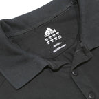 ADIDAS Mens Black & White Betreuer Short Sleeve Polo Shirt XL Athletic