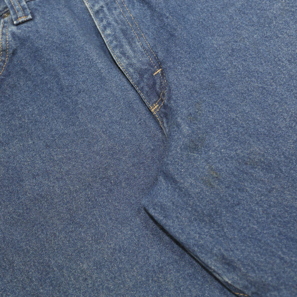 WRANGLER Mens Regular Fit Blue Denim Straight Leg Cotton Jeans W34 L32 Classic