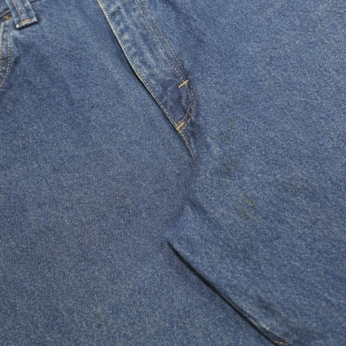 WRANGLER Mens Regular Fit Blue Denim Straight Leg Cotton Jeans W34 L32 Classic