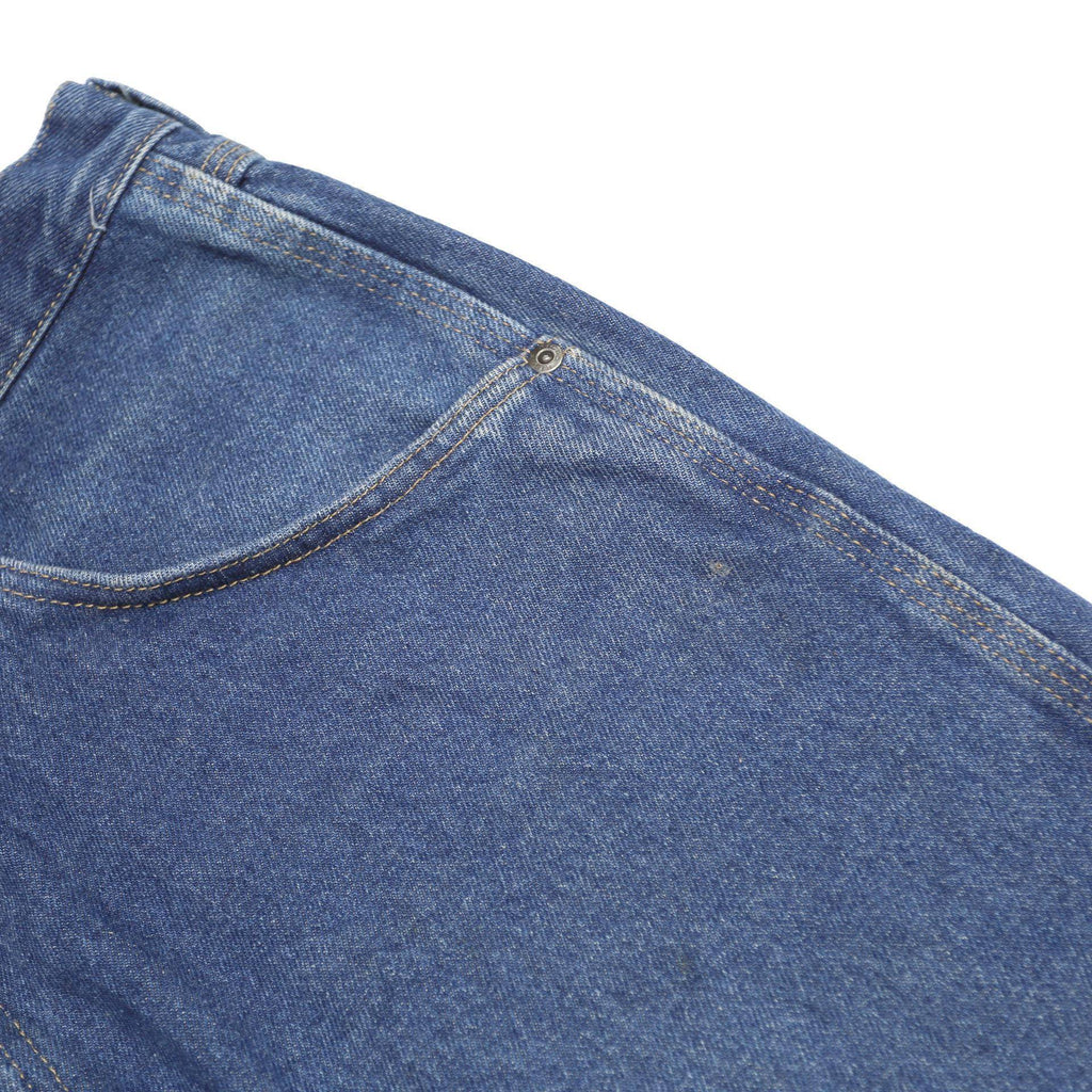 WRANGLER Mens Regular Fit Blue Denim Straight Leg Cotton Jeans W34 L32 Classic