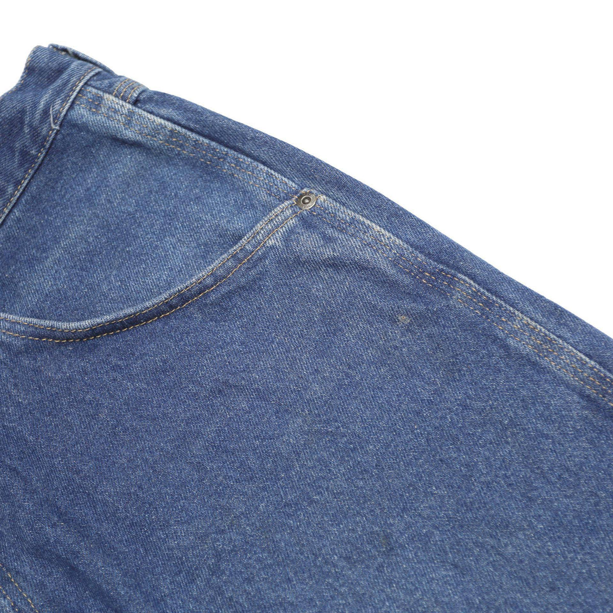 WRANGLER Mens Regular Fit Blue Denim Straight Leg Cotton Jeans W34 L32 Classic