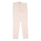CALVIN KLEIN JEANS Womens Cotton Cream Slim Skinny Trousers W28 L27 Stylish