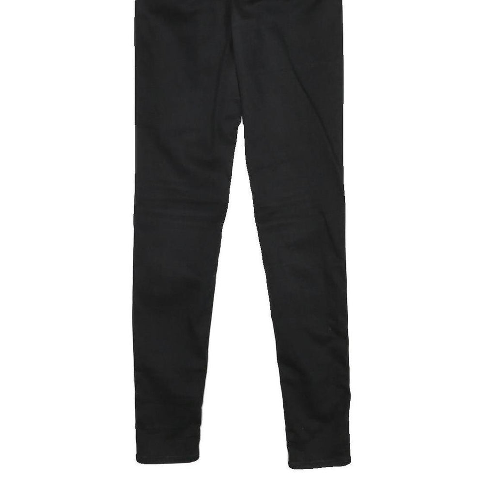 LEVI'S Womens Jeans Black Slim Skinny Denim Raw W25 L30 Stylish Fitted