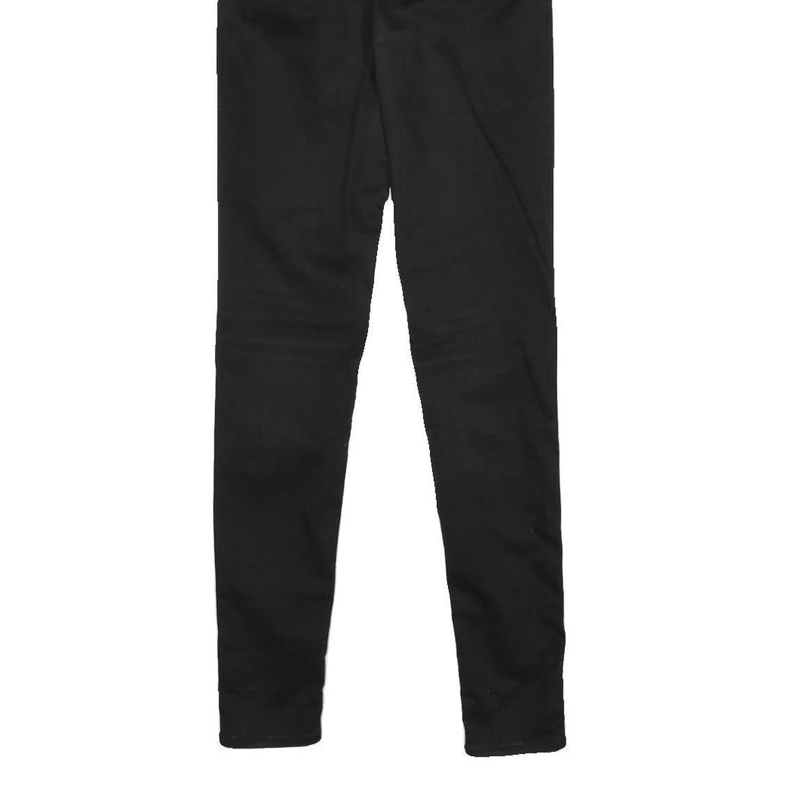 LEVI'S Womens Jeans Black Slim Skinny Denim Raw W25 L30 Stylish Fitted