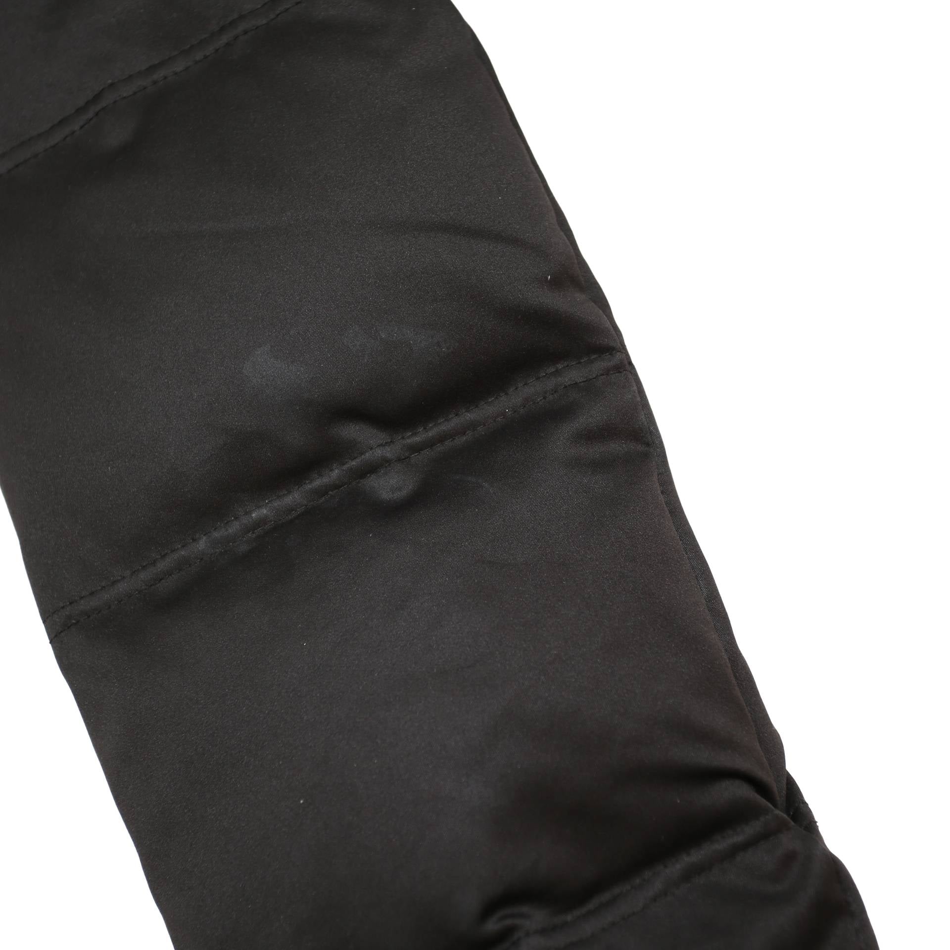 CALVIN KLEIN Womens Black Puffer Jacket M Polyester Woven Plain Zip Stand-Up