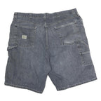 WRANGLER Mens Denim Grey Casual Shorts L W36 Carpenter Style Cotton Workwear