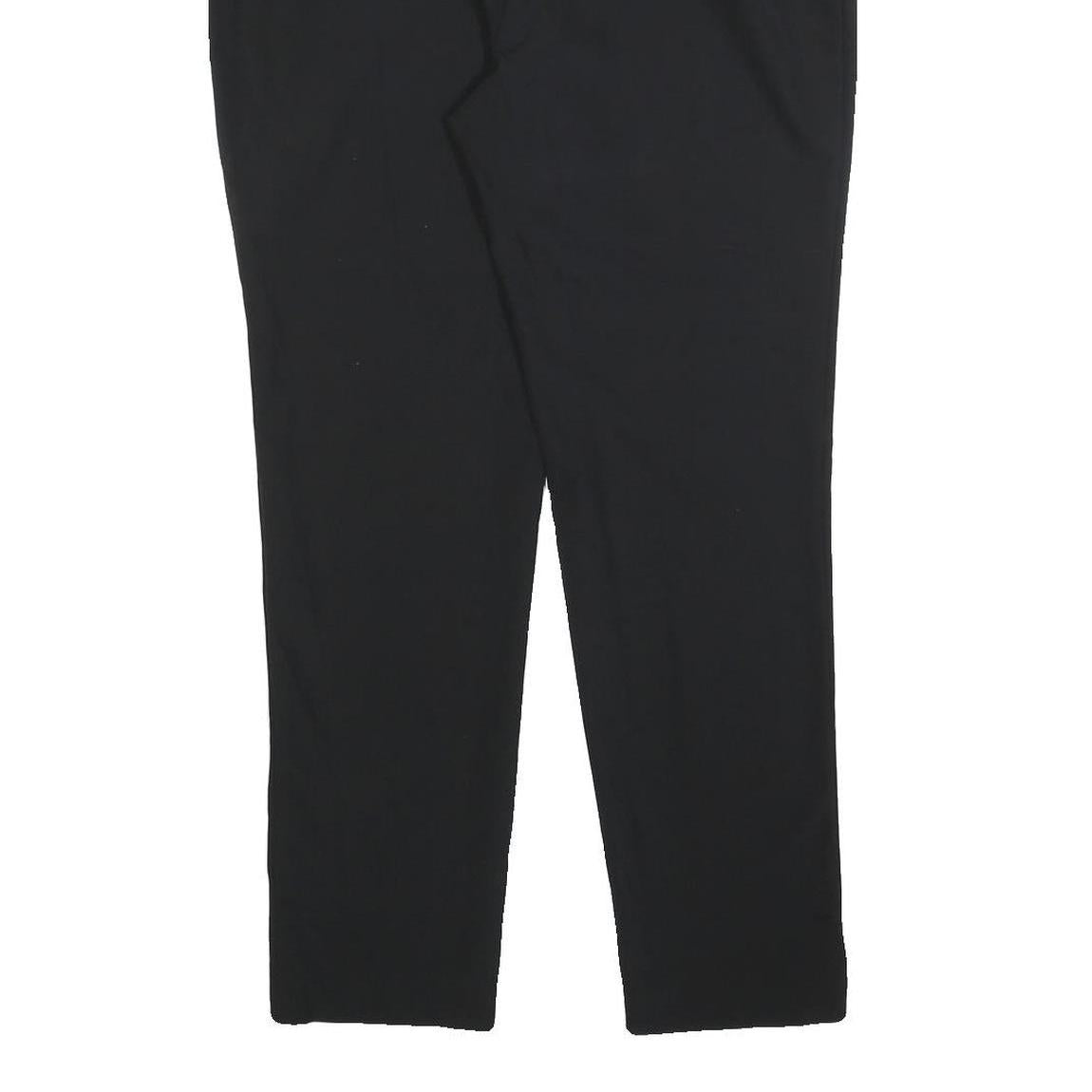 FIORELLA RUBINO Womens Polyester Blend Black Slim Trousers W32 L29 Zip Fastening