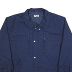FILA Mens Navy Blue Jacket 2XL Polyester Blend Zip Front Casual Sportswear