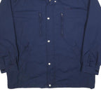 FILA Mens Navy Blue Jacket 2XL Polyester Blend Zip Front Casual Sportswear