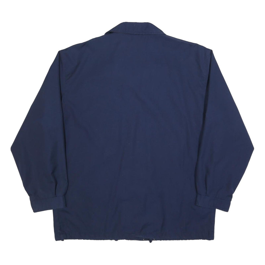 FILA Mens Navy Blue Jacket 2XL Polyester Blend Zip Front Casual Sportswear