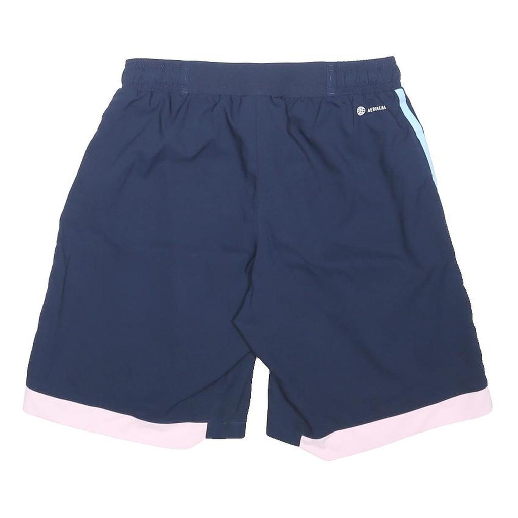 ADIDAS Mens Navy Blue Arsenal Football Casual Shorts M W28