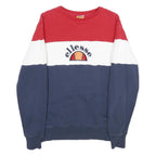 ELLESSE Mens Red White & Blue Crew Neck M Sweatshirt Cotton Blend Casual