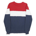 ELLESSE Mens Red White & Blue Crew Neck M Sweatshirt Cotton Blend Casual