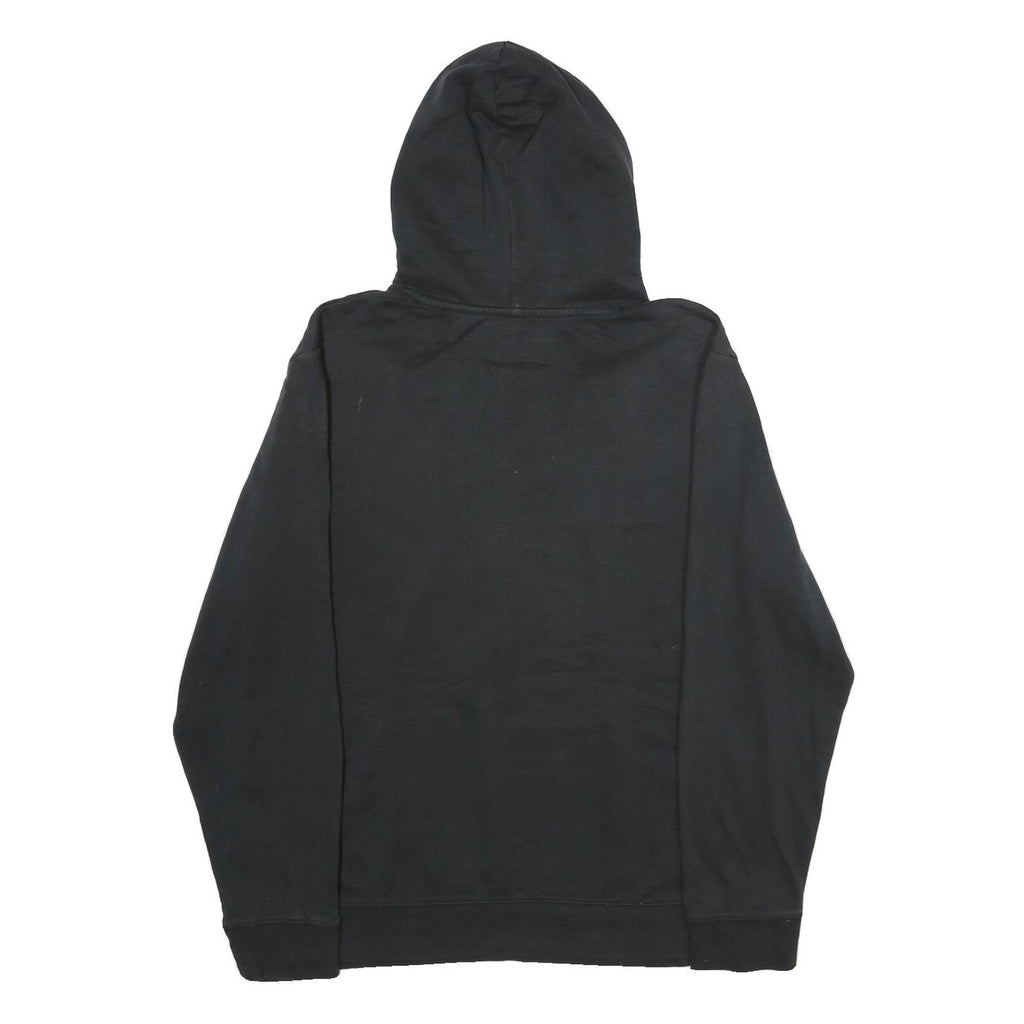 NEW ERA Mens Black Orange Baseball Pullover Hoodie L Cotton Blend Casual Wear