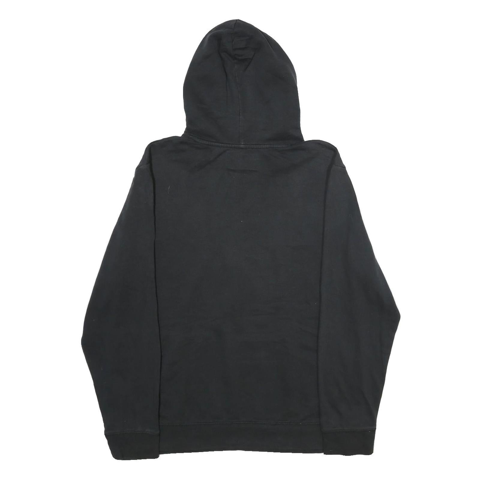 NEW ERA Mens Black Orange Baseball Pullover Hoodie L Cotton Blend Casual Wear