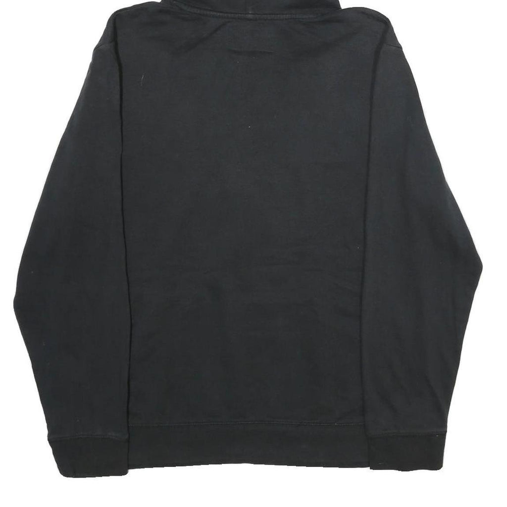 NEW ERA Mens Black Orange Baseball Pullover Hoodie L Cotton Blend Casual Wear