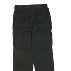 DICKIES Mens Regular Black Cotton Blend Zip Trousers W30 L30 Workwear Pants