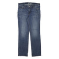 LEVI'S Womens Jeans Blue Regular Straight Denim Medium W32 L30 Classic Zip