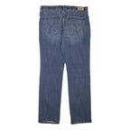 LEVI'S Womens Jeans Blue Regular Straight Denim Medium W32 L30 Classic Zip