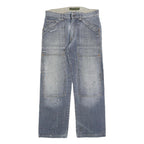 CAPE Mens Relaxed Blue Denim W34 L30 Cotton Blend Zip Pockets Casual Workwear