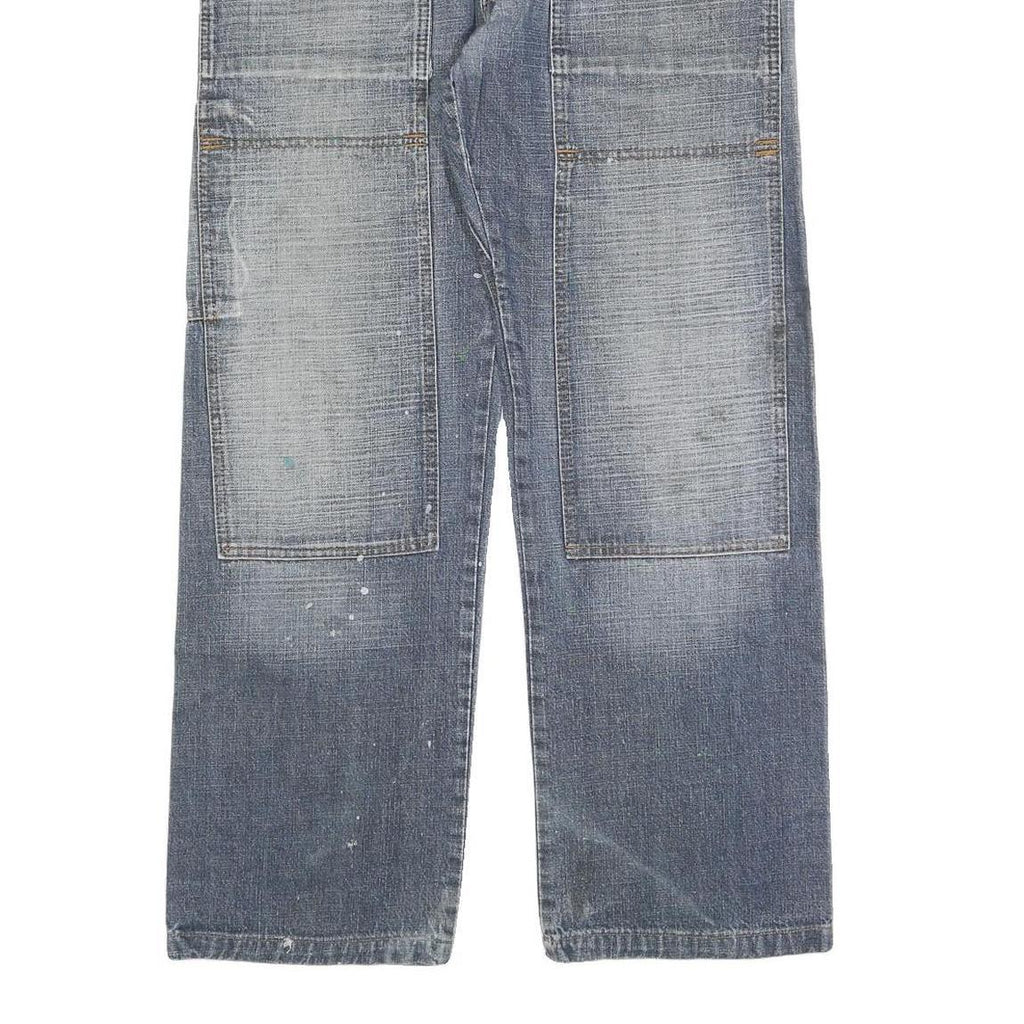 CAPE Mens Relaxed Blue Denim W34 L30 Cotton Blend Zip Pockets Casual Workwear