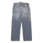 CAPE Mens Relaxed Blue Denim W34 L30 Cotton Blend Zip Pockets Casual Workwear