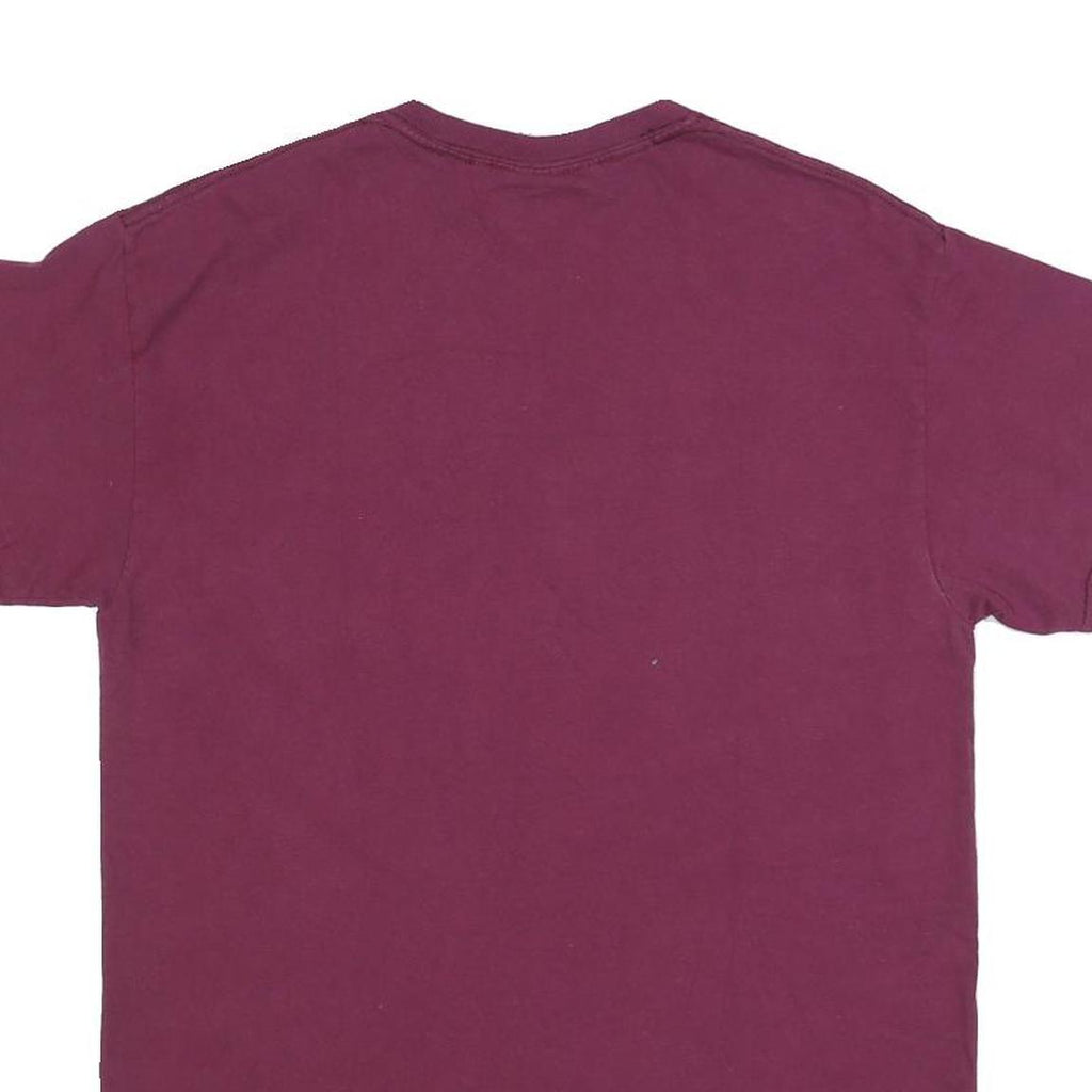 MV SPORT Mens Maroon Claremont McKenna College Graphic T-Shirt M Short Sleeve