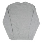 CHAMPION Mens Grey Crew Neck S Cotton Blend Logo Print Casual Sweatshirt
