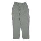SPORTIF Womens Polyester Blend Grey Regular Straight Trousers W28 L29 Casual Zip