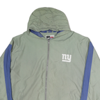 PUMA Mens Grey & Blue Giants Hooded Zip Jacket XL Polyester Sportswear Casual