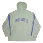 PUMA Mens Grey & Blue Giants Hooded Zip Jacket XL Polyester Sportswear Casual
