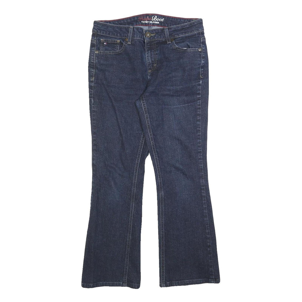 TOMMY HILFIGER Womens Jeans Blue Regular Bootcut Denim Medium W30 L27 Classic