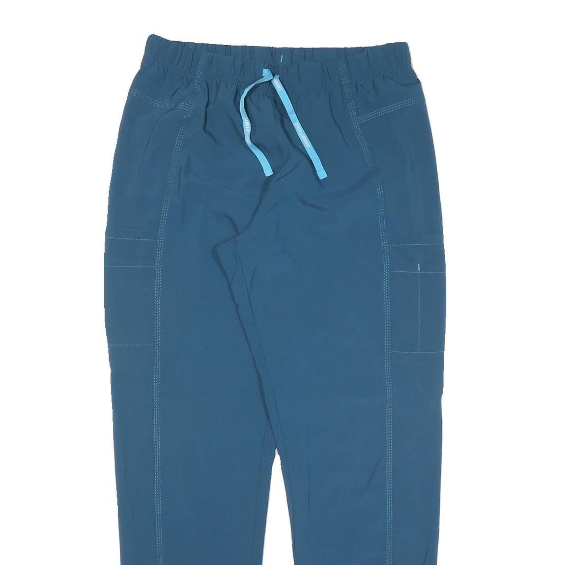 CARHARTT Womens Joggers Blue Drawstring Relaxed Tapered M W30 L30 Casual