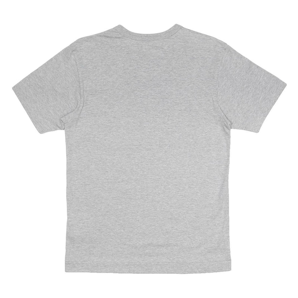 COMME DES GARCONS PLAY Mens Grey S Short Sleeve Crew Neck Heart Graphic T-Shirt